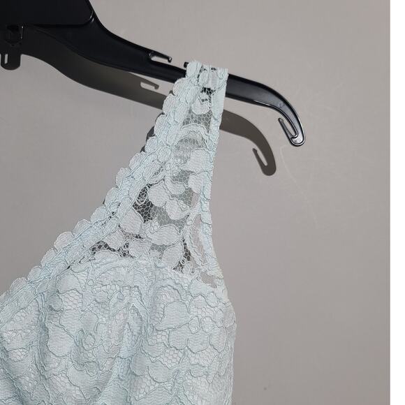 David's Bridal Short Tank Lace Dress with V Neckline NWT - Picture 4 of 6